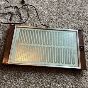 Food Warmer. Keep your appetizers hot! SALTON Vintage hot tray.